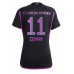 Bayern Munich Kingsley Coman #11 Voetbalkleding Uitshirt Dames 2023-24 Korte Mouwen